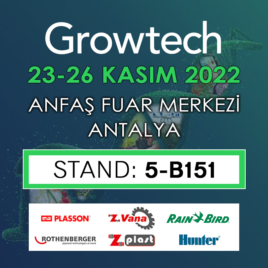 GROWTECH 2022 Fuarı Standımıza Davetlisiniz